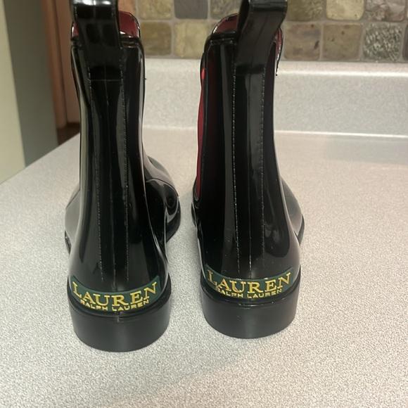 Lauren Ralph Lauren Talley Rain Boots . Sz 9 - Picture 5 of 7